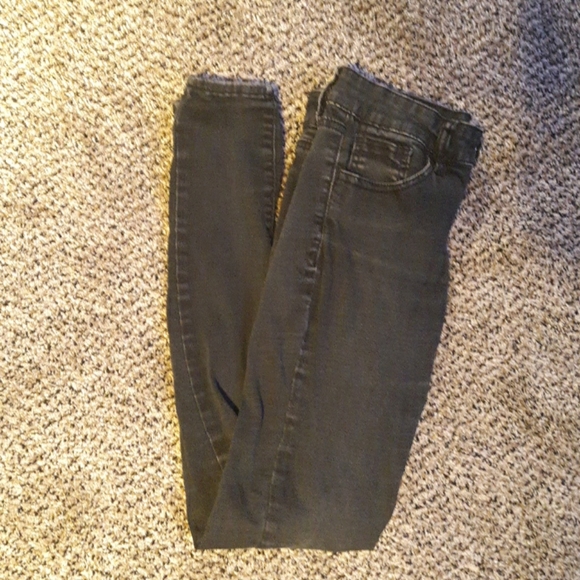 Black Low Rise Skinny Jeans - Picture 3 of 3